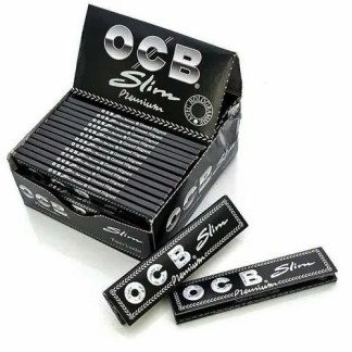BLACK OCB SLIM PAPER 1X50 PCS