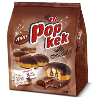 ETI MINI POPKEK CHOCOLATE 10X144GR