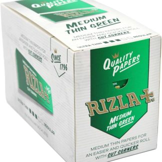 MEDIUM THIN GREEN RIZLA Small SIZE 1X100