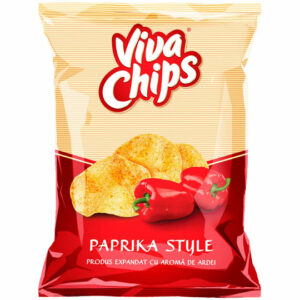VIVA CHIPS PAPRIKA (ARDEI) 20X100G8