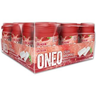 Oneo Double Strawberry Bottle 12X76g