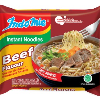 INDOMIE BEEF FLAVOUR 8PACK 1X5PCS 75G