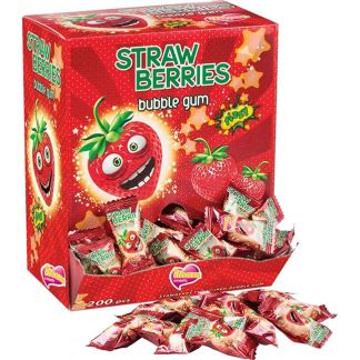 Bubble Gum Strawberry  1X200pcs