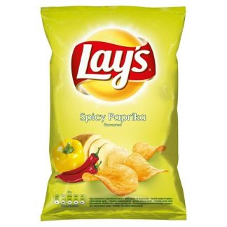 LAYS SPICY PAPIRKA 10X130G