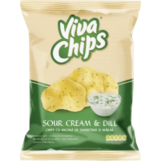 Viva Chips Cream And Dills (SI MARAR) 20x100g