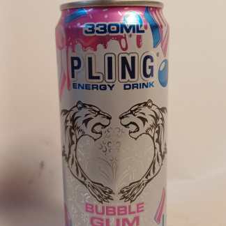 Pling Energy Drink Bubble Gum 24X330ml