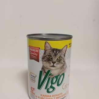 Vigo Cat Foods Chicken Turkey (Indykiem) 10X415g