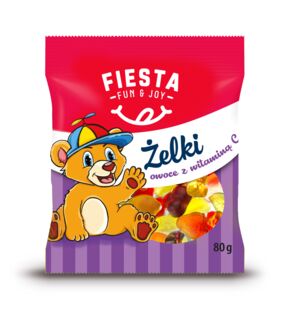 Fiesta Jellies Vitamin C (Owoce Z Witaminea C ) 15X80g