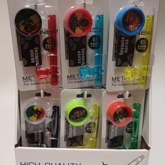 High Quality Metal Pipe with Grinder 5 Pipe Screens 1X24pcs