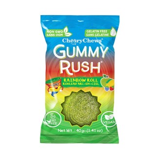 Gummy Rush Rolls Rainbow 24X40g