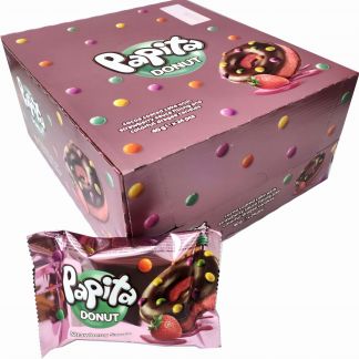 Papita Donat Strawberry 24X40g