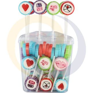 Astra Lizak Deseniow Mix (Kiss Me) 100X10g