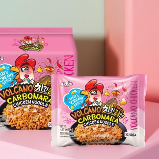 Volcano carbonara chicken noodle 4X5 Pack 130g