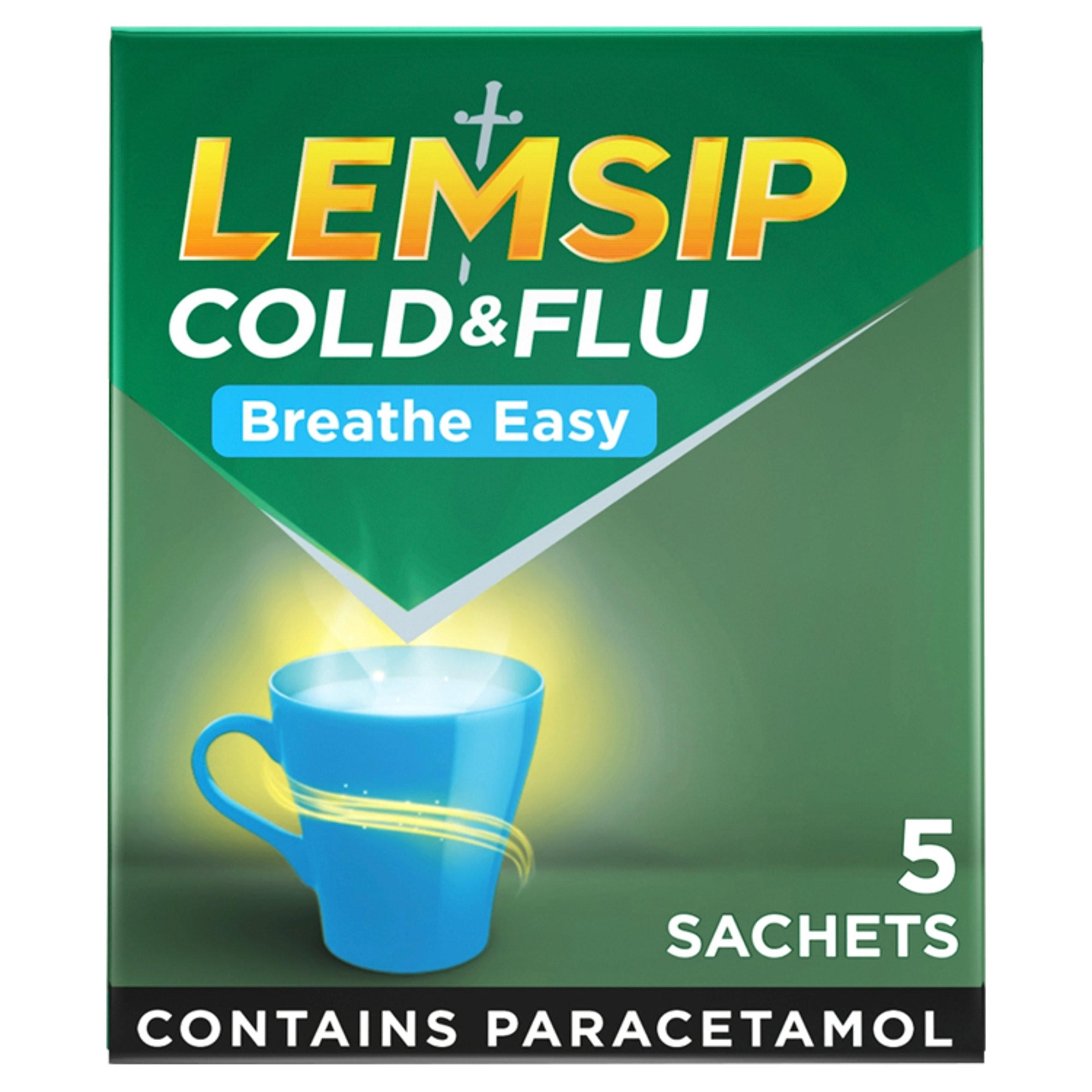 Lemsip Cold & Flu Breathe Easy 6X5sachet